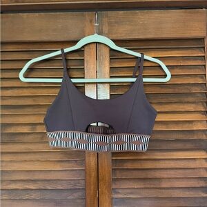 Black Striped Women's Bralette